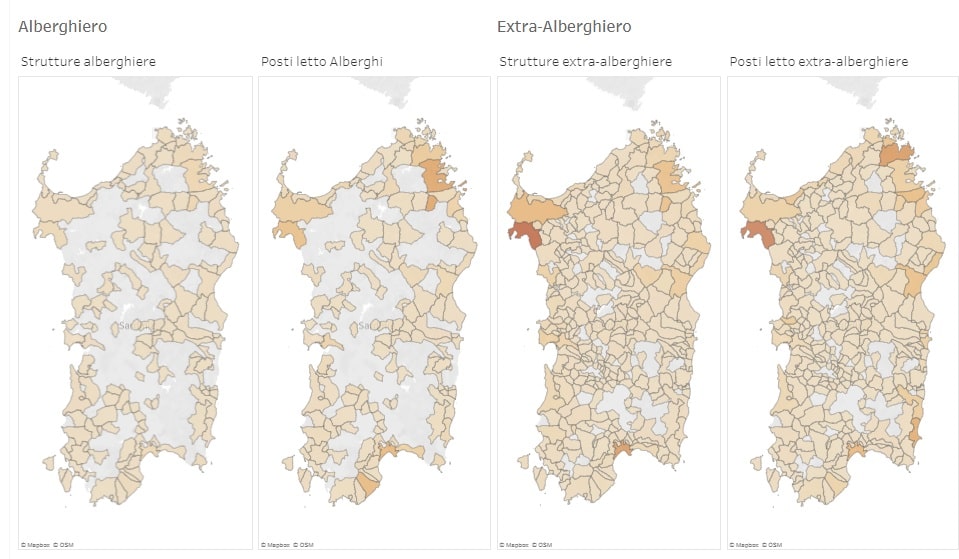 Numero strutture e posti letto di strutture alberghiere ed extra-alberghiere nel novembre 2017