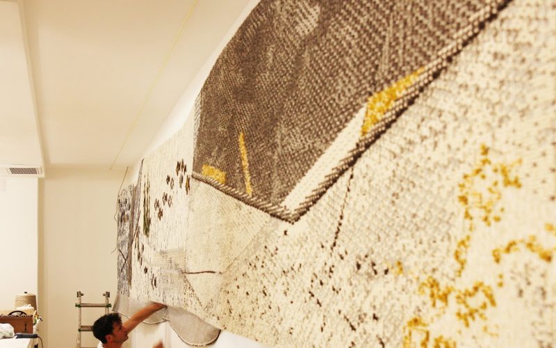 Giuseppe Demelas e la realizzazione dei tipici tappeti sardi