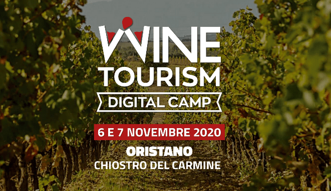 Locandina del Wine Tourism Digital Camp il primo corso sul turismo del vino digitale